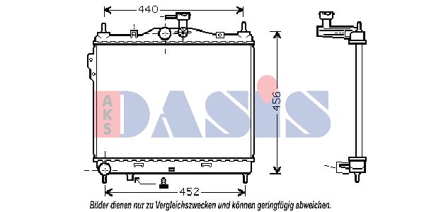 AKS DASIS Radiators, Motora dzesēšanas sistēma 510028N